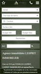 Mobile Screenshot of lesprit-immobilier.com